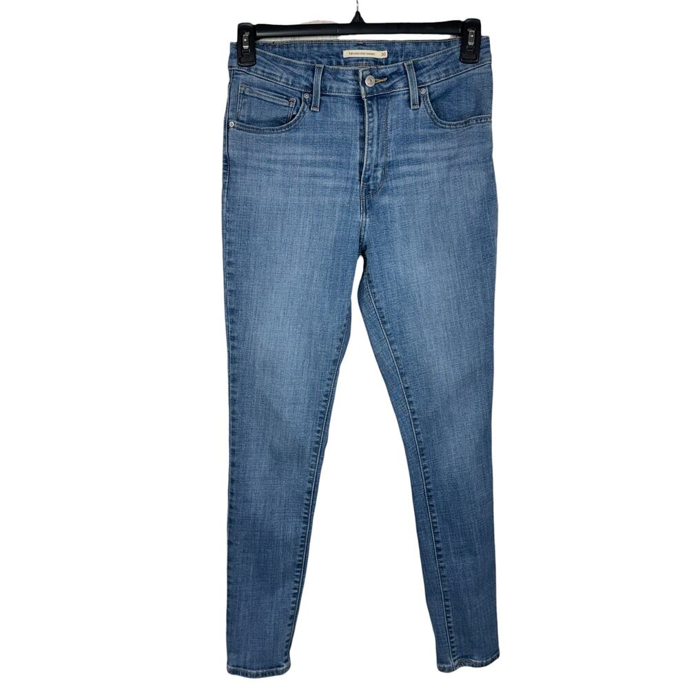 Levi’s 721 SZ 30 Hi-Rise Skinny Jeans Pockets Stretch Zip-Fly Medium Wash Blue